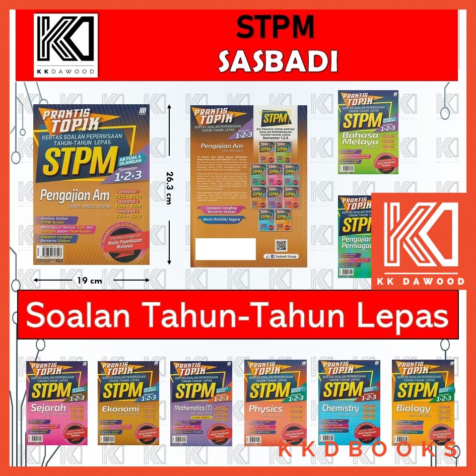 Sasbadi 20: Praktis Topik Kertas Soalan Peperiksaan Tahun 