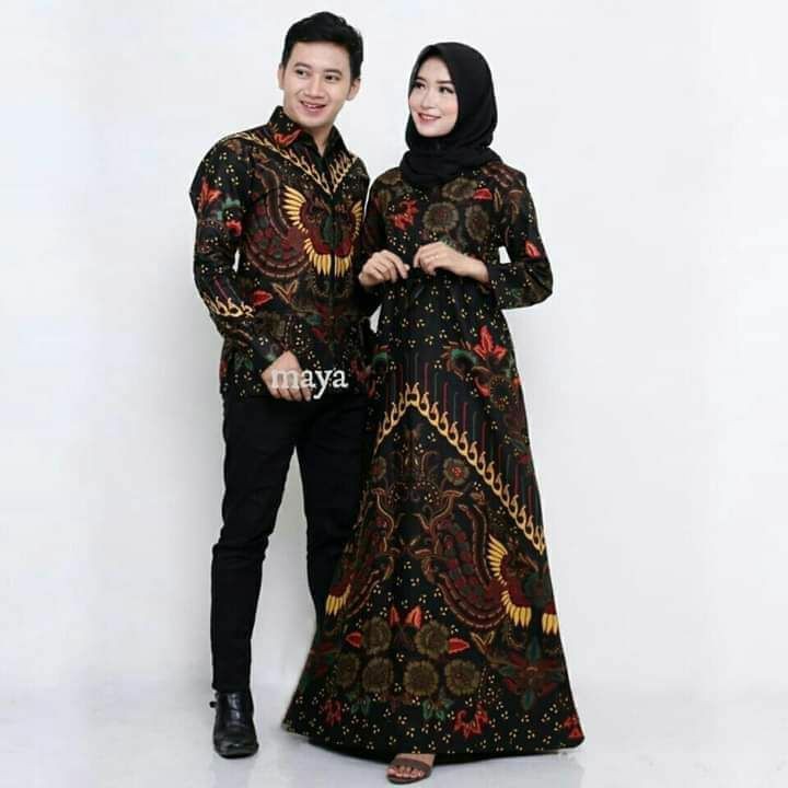  BATIK  COUPLE ARSYILLA KLOK MODEL SARIMBIT  PREMIUM  ORI 