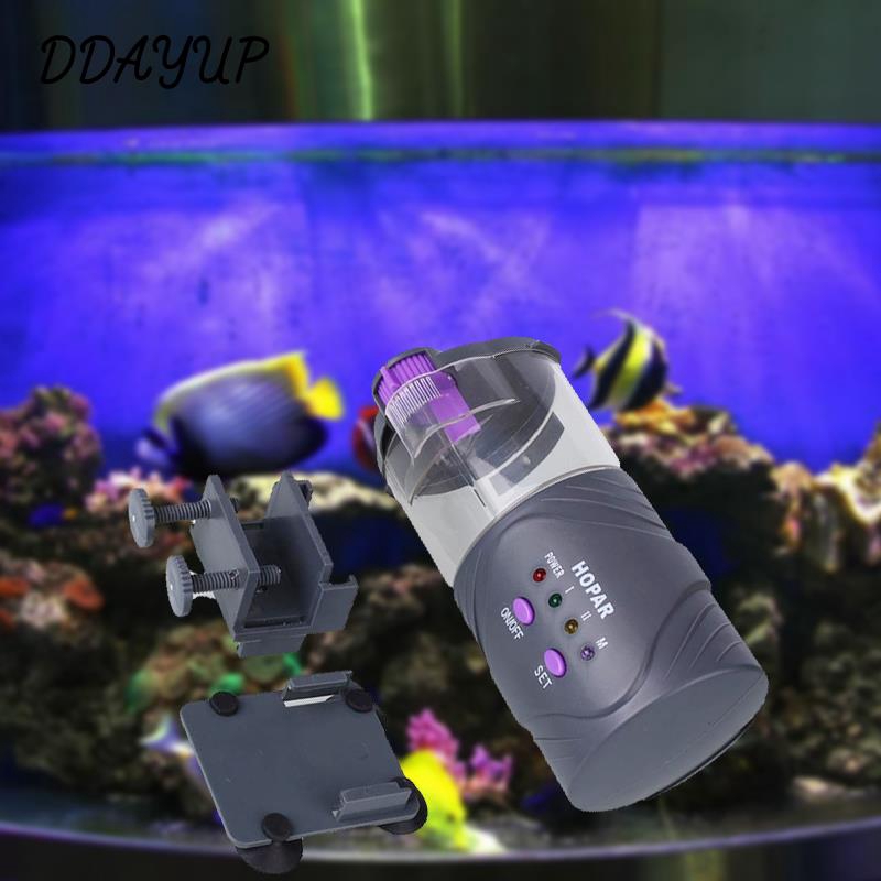 Digital Aquarium Tank Auto Fish Food Feeder Easy Feed Automatic