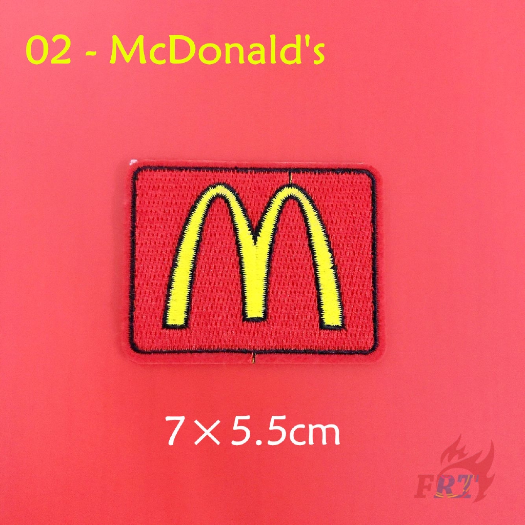 McDonald's patch golden arches patch mcdonalds patch iron on 3" diameter