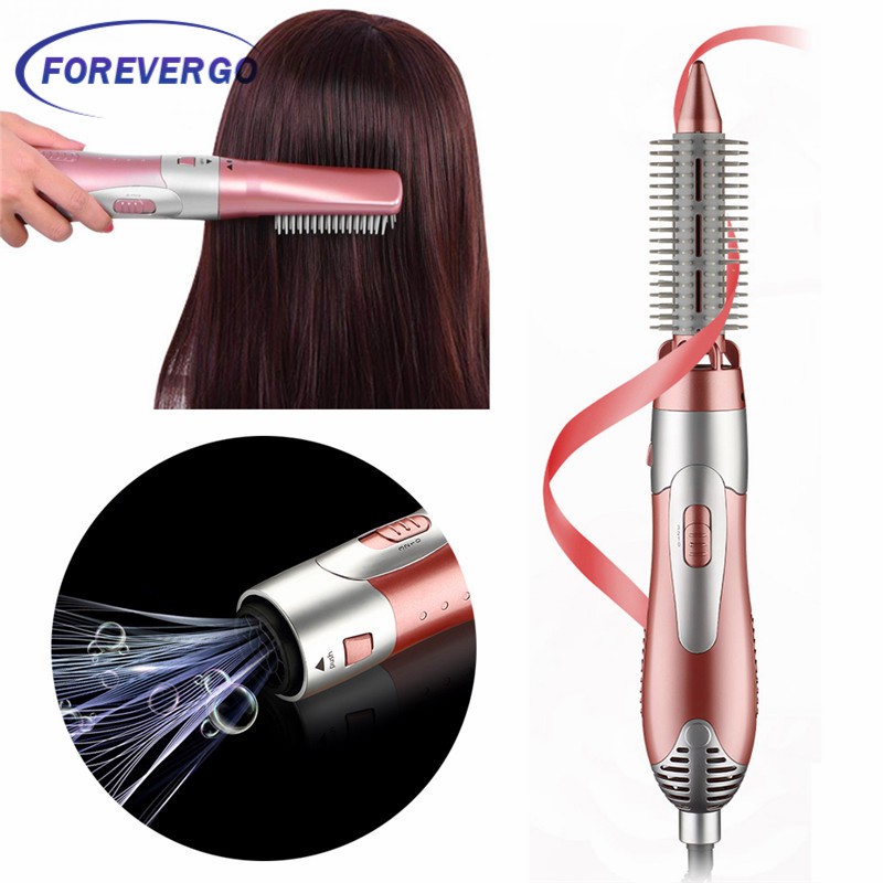 Re 3 In 1 Rotating Hair Brush Automatic Ionic Straightening