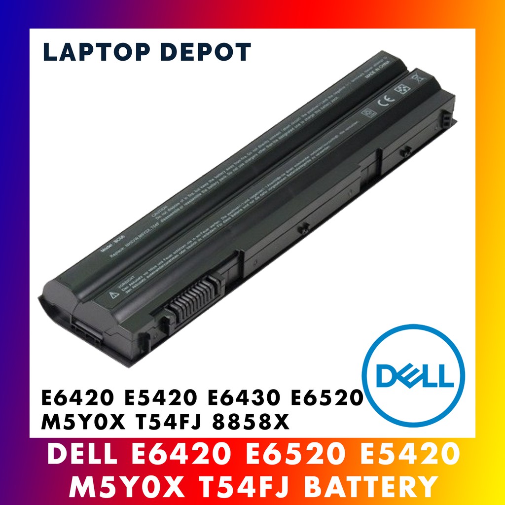 Dell Latitude E6440 E54 E55 E65 E64 M5y0x T54fj Laptop Battery Shopee Singapore