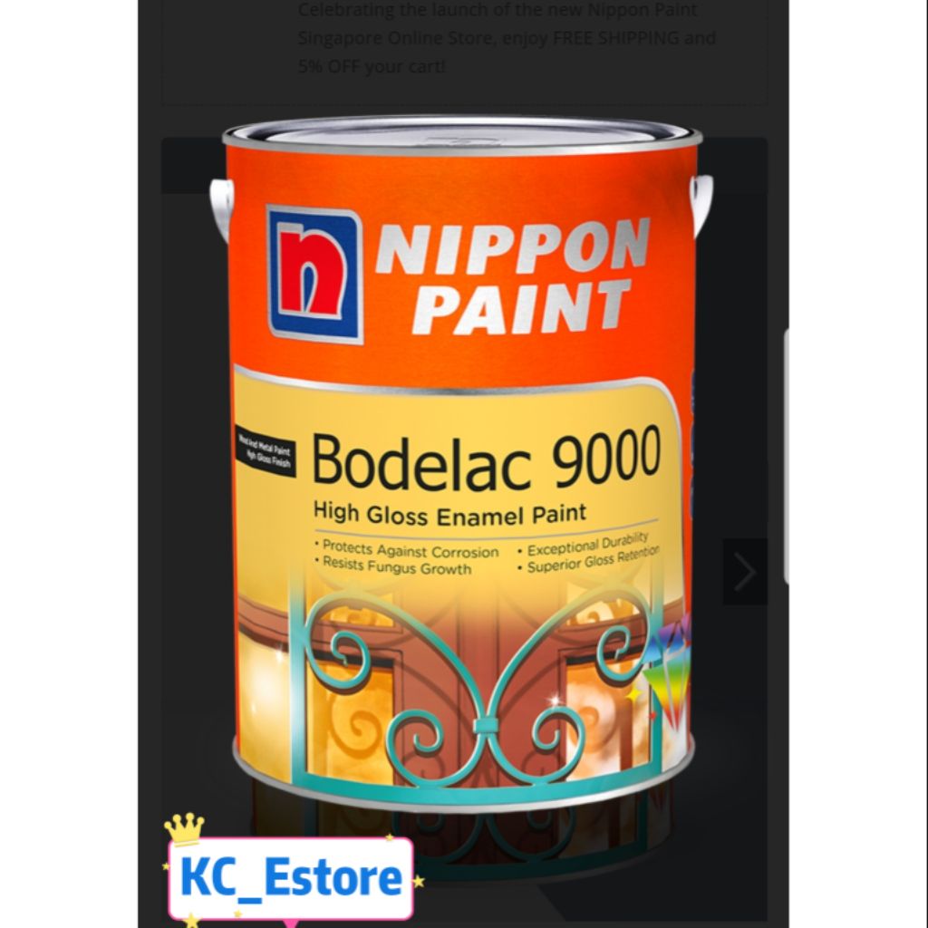  Nippon  Paint  Bodelac 9000 Wood Metal Paints Shopee 