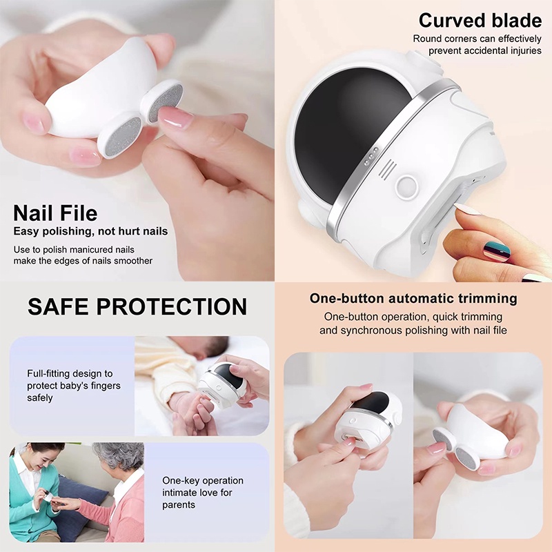 3-month warranty】 Electric Nail Clippers USB charge Trimmer Nail Cutter Manicure For Baby Adult Care nail cutters | Shopee Singapore 3-month warranty】 Electric Nail Clippers USB charge Trimmer Nail Cutter Manicure For Baby Adult Care nail cutters | Shopee Singapore