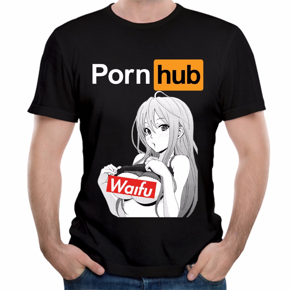 Pornhub Man T Shirt 100 Cotton Ahegao Anime Porn H