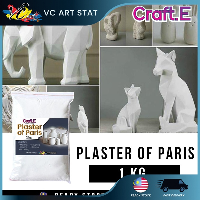 Craft. E Sculpturing Plaster of Paris (Nontoxic) Gypsum plaster