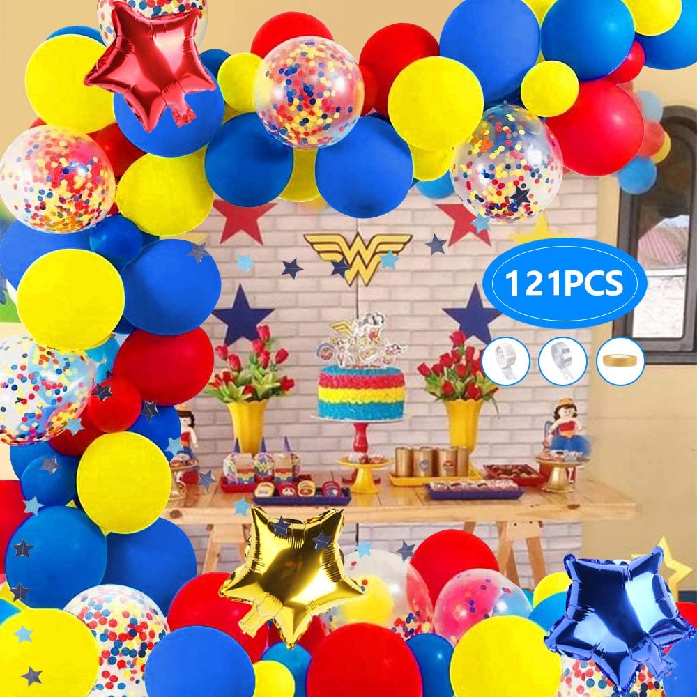 121pcs Balloon Birthday Decoration Set Belon Birthday Happy Birthday