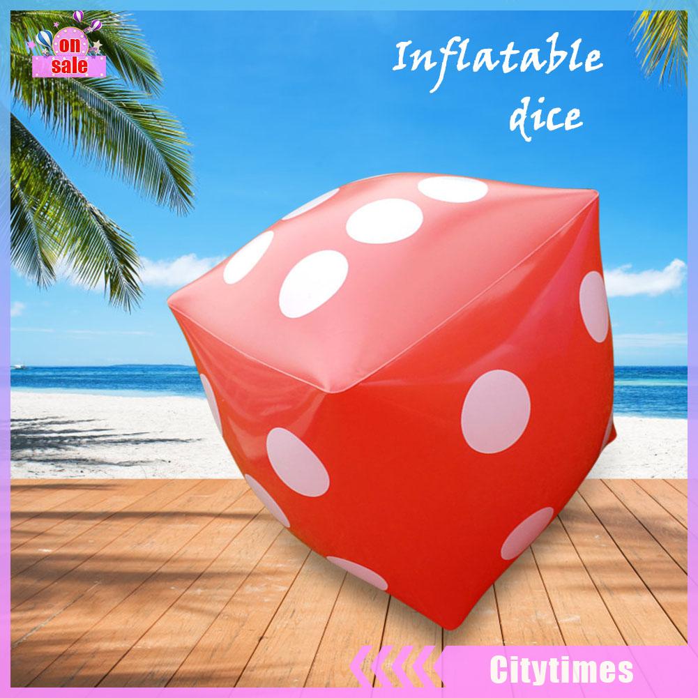 35cm Party Activities Supplies Inflatable Balloon Dice Blow-Up Cube Big Dice Toy 