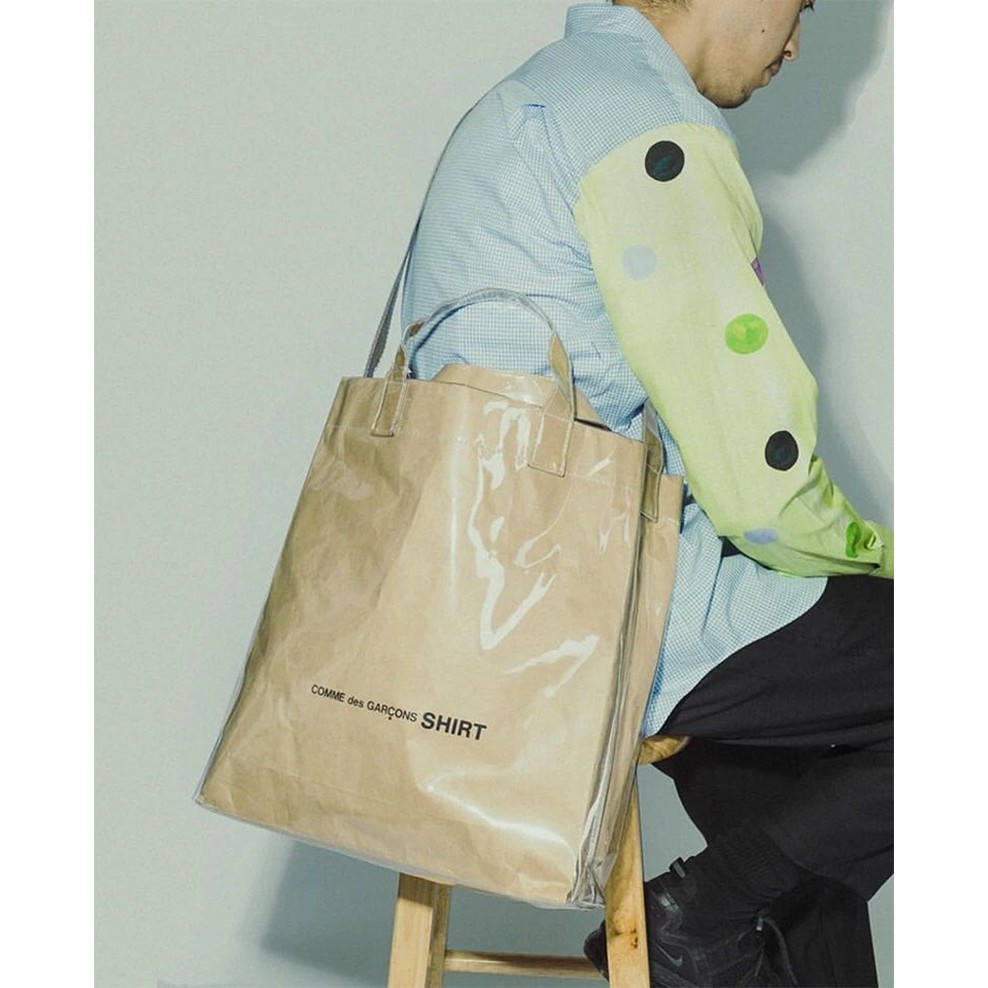 comme des garcons tote bag