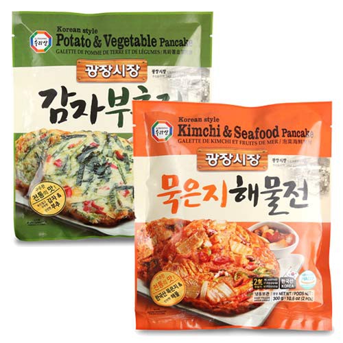 Korean Pancake / Kimchi Seafood Potato Vegetable Pancake Frozen Food
