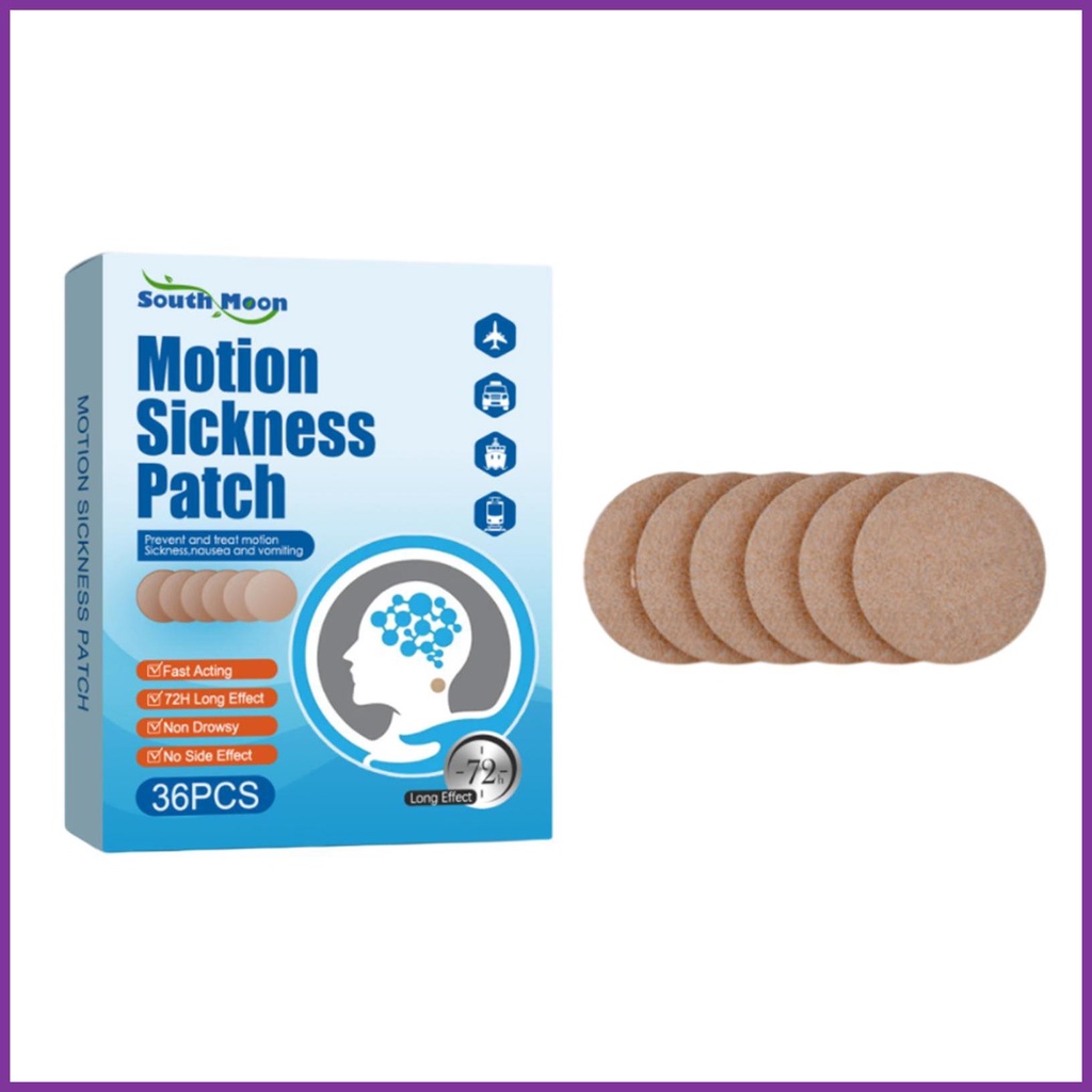 Motion Sickness Patch Car Sickness Patch for Cruise/Dizziness/Vertigo