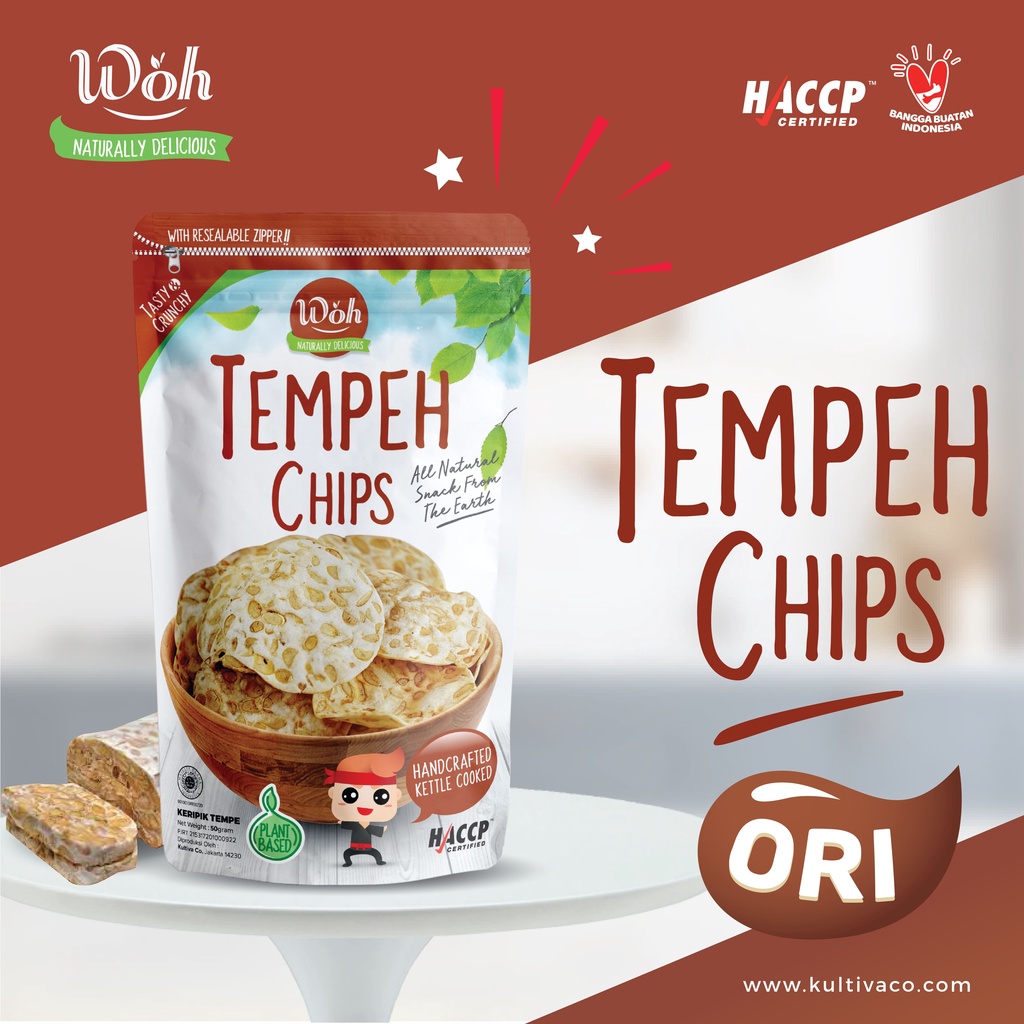 Woh Tempe Chips 100 Grams (Woh Tempeh Chips 100 Grams) Shopee Singapore