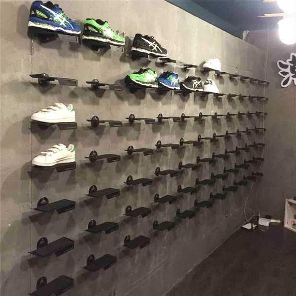 Window Shoe Store Shoe Rack On The Wall Shoe Tray Display Rack Commercial Paste Wall Glass Display Display Women S Shoes Single Shopee Singapore