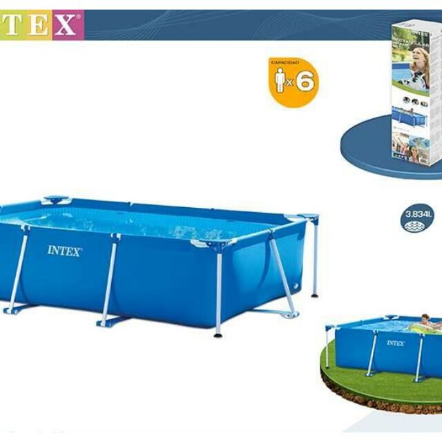 Intex Above Ground Pool Swimming, Metal Frame Above Ground Pools