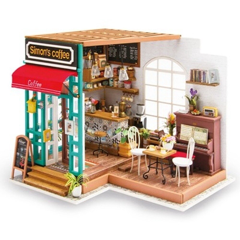 wooden dollhouse kits