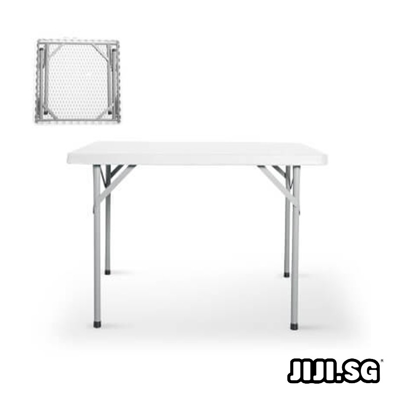(JIJI SG) HDPE Square Foldable Table / HDPE 84x84cm / Folding TABLE