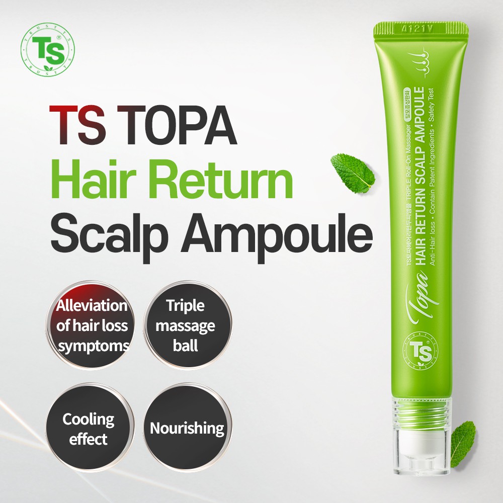 TS Topa Hair Return Ampoule Scalp Massager Hair Regrowth Anti-Hair Loss  Hair Thinning Hair Stimulator Nourishing | Shopee Singapore