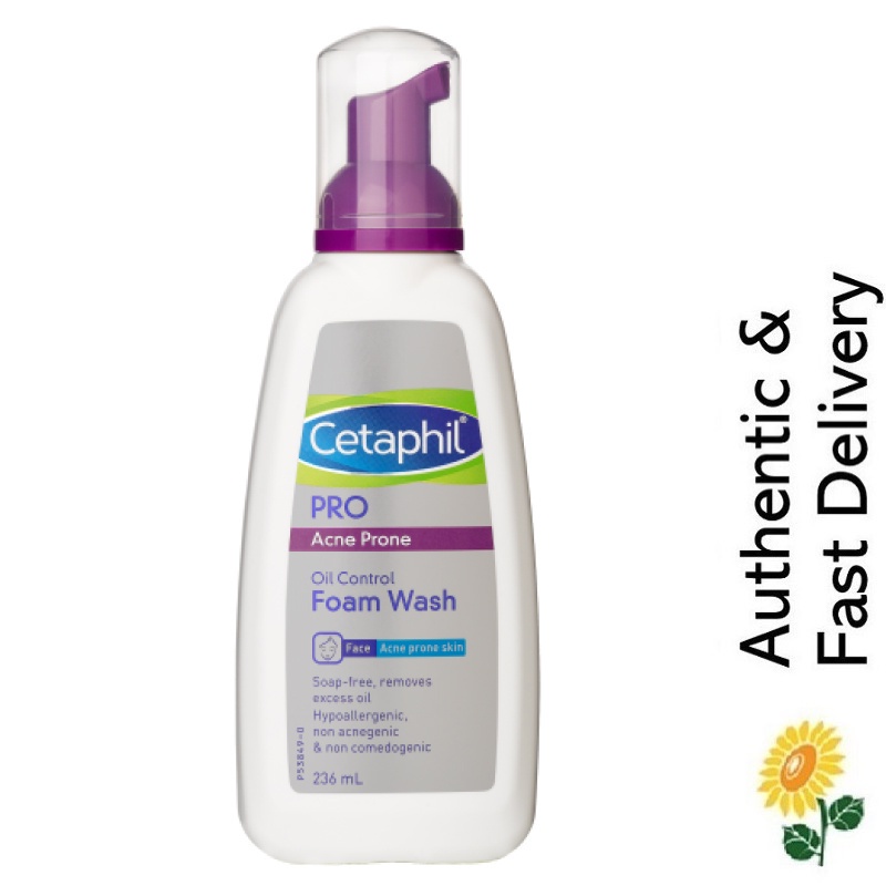 [SG] Cetaphil Pro Acne Prone Oil Foam Wash / Derma Control Oil Removing ...