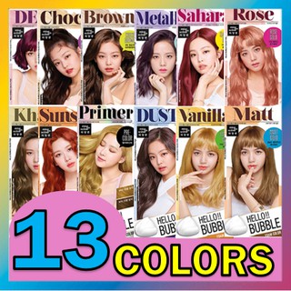 Mise En Scene Hello Bubble Foam Color  Hair  Dye coloring 