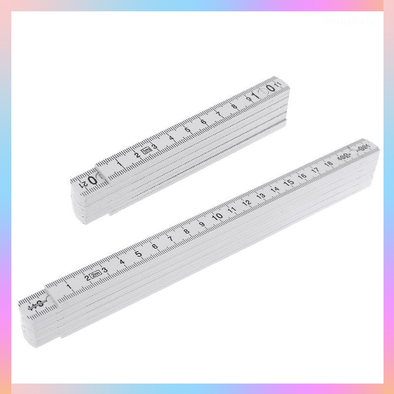 Bang 1M 2M 10-parts Folding Carpenters Ruler Lightweight Compact ...