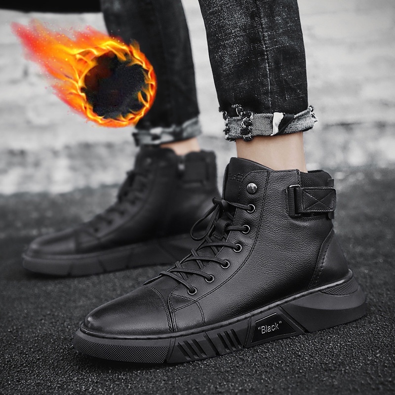 black platform sneakers men