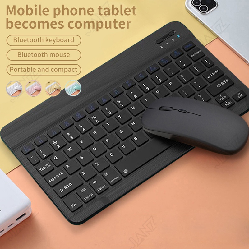 10 inch Wireless Bluetooth Keyboard Wireless Mouse Set Universal