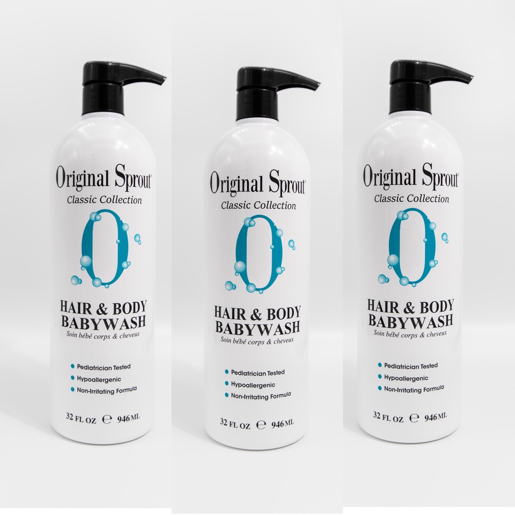 original sprout hair & body baby wash