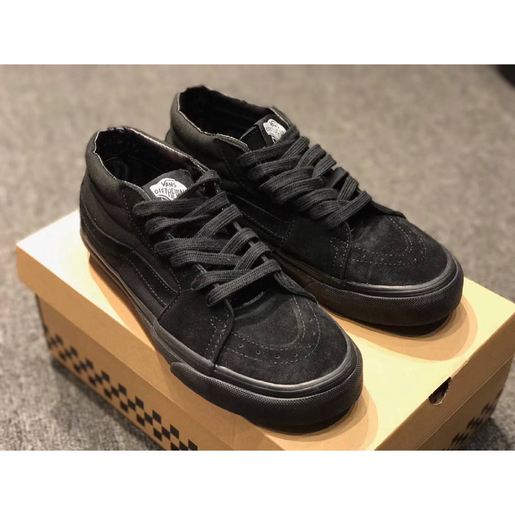 vans sk8 mid black