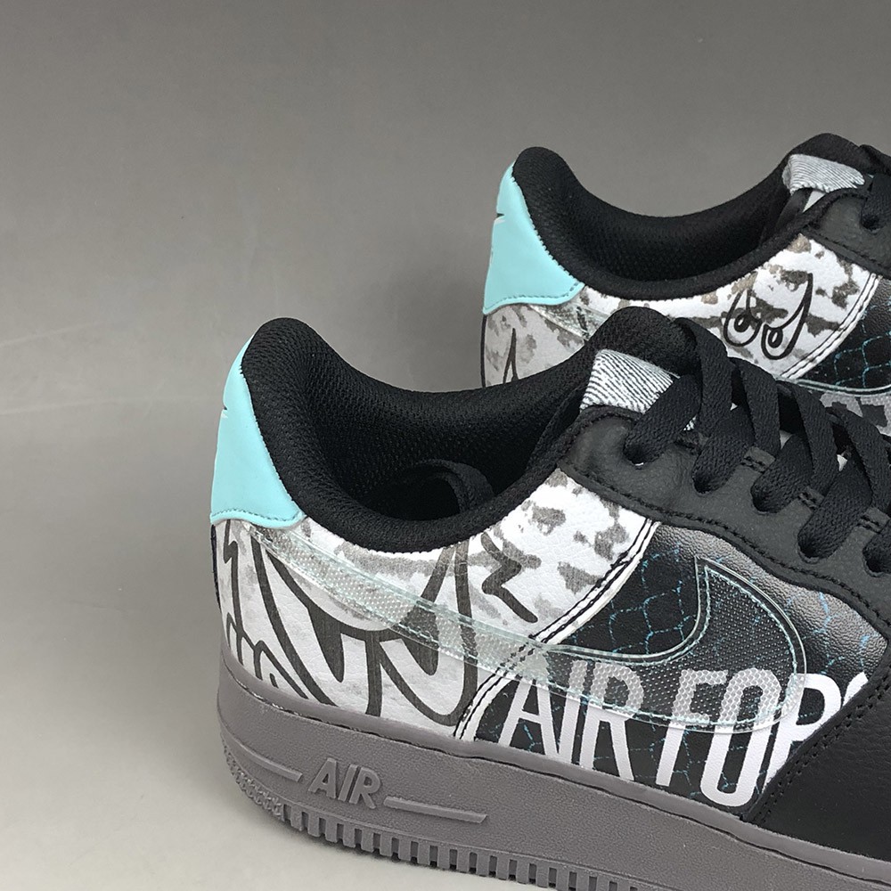 air force 1 low off noir pure platinum
