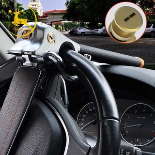 Rotary Alloy Car Steering Wheel Anti-Theft Lock Foldable Security Car Lock Auto Steering Lock Protection T-Locks