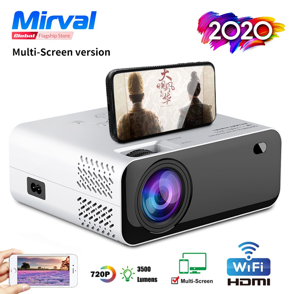 【2020 NEW】Mirval Y5s WiFi Mirror Screen 1080P LED Mini Portable