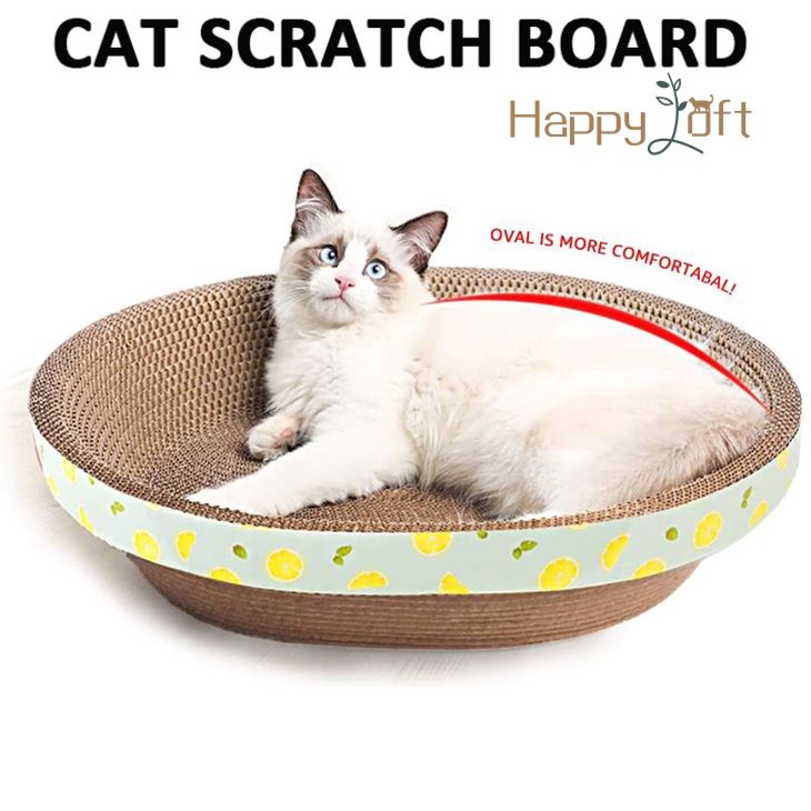 [SG SELLER] Cat Scratcher Board Scratching Cardboard Kitty Scratcher ...