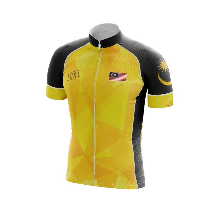 yellow cycling jersey