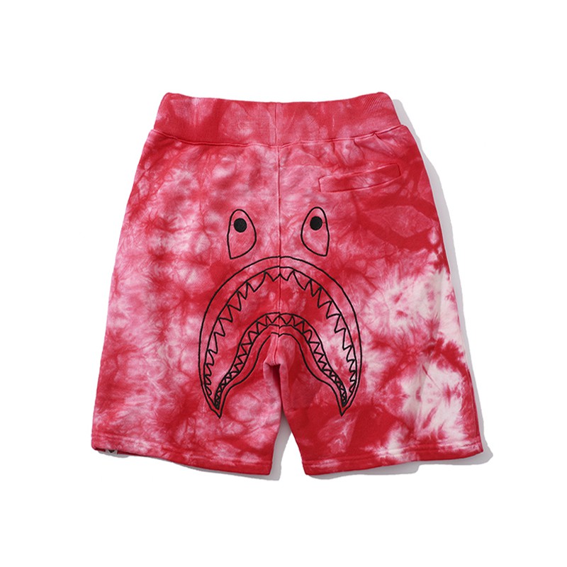 bape pink shorts