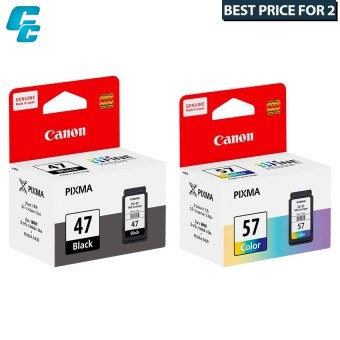 Canon Pg 47 Cl 57 Cl 57s Ink Pg47 Cl57 Cl57s E400 E410 E460 E470 E480 E560 E3170 E4270 Shopee Singapore