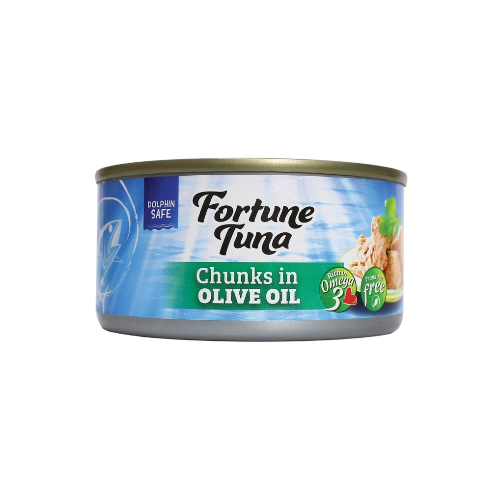 Fortune Tuna Chunks In Olive Oil, 185G (Halal) Shopee Singapore