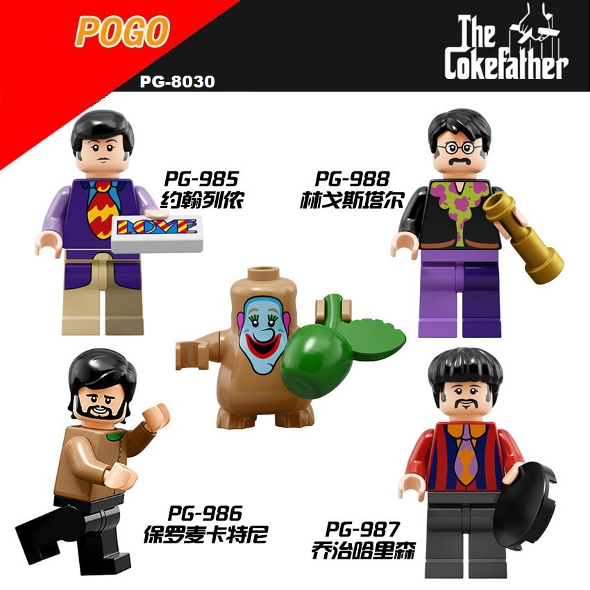 lego beatles minifigures