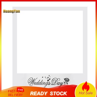 <huangyan> Wedding Favors DIY Anniversary Picture Frame Props Photo Booth Party Decoration #0