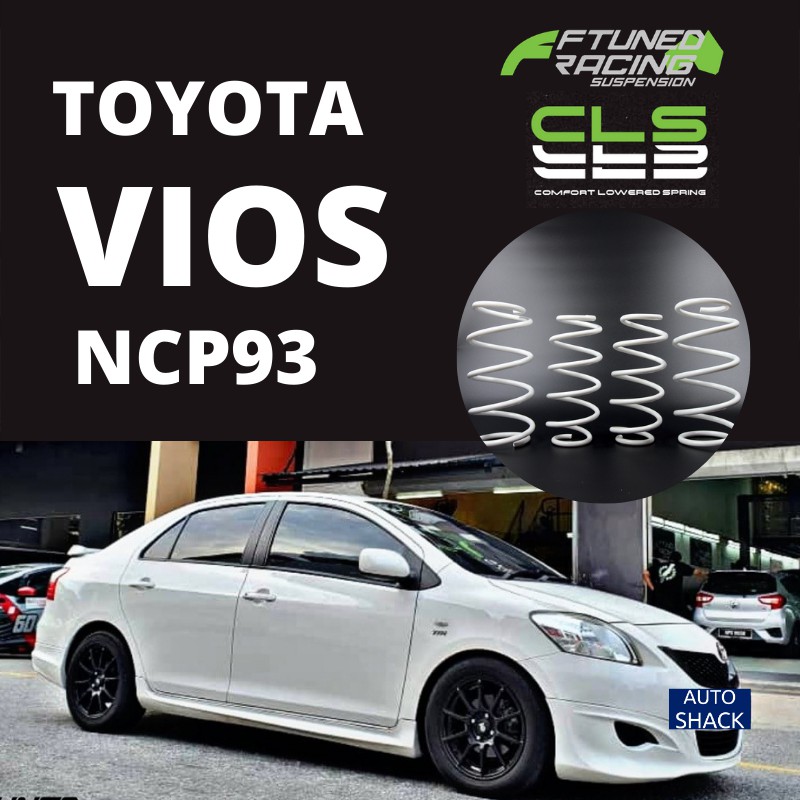 Toyota Vios Ncp 93 F Tuned Cls Series Comfort Lowering Spring Suspension Ftuned Racing By Auto Shack Shopee Singapore