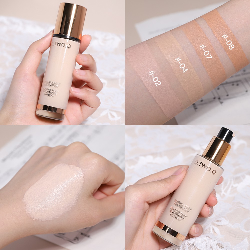 O Two O Invisible Cover Foundation Make Up Whitening Moisturizer Foundation Shopee Singapore