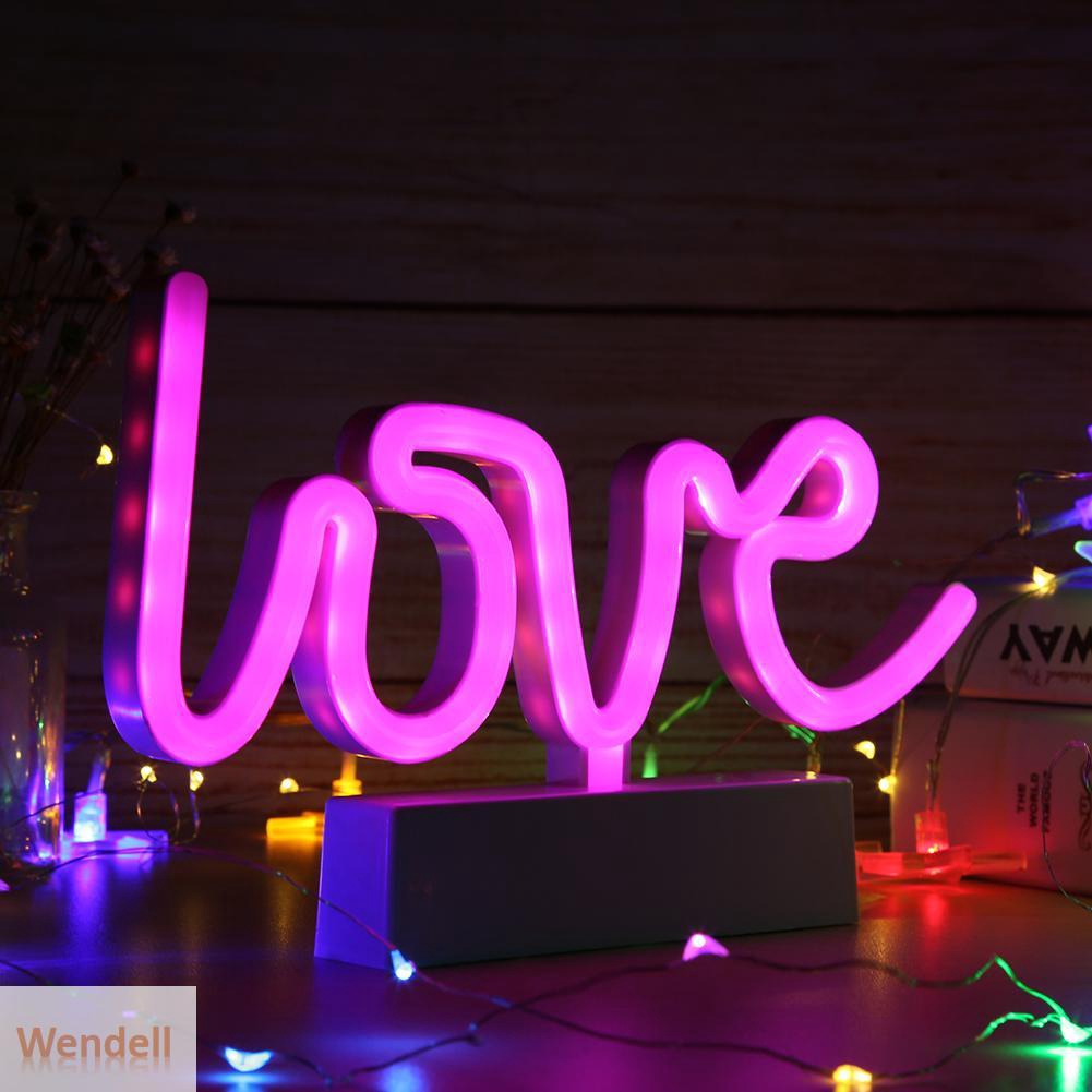 Wd Neon Sign Rainbow Led Light Bedroom Children Room Night Lamp Home Decor