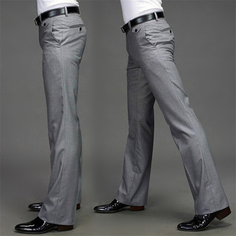 mens flared dress pants