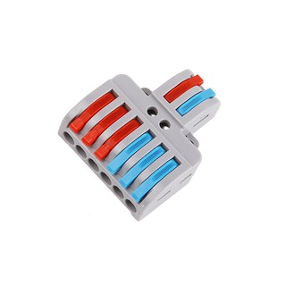 5 Pcs LT-422/623 Wire Connector 2 In 4/6 Out Wire Splitter Terminal Electrico Block Compact Wiring Splicing Conector #3