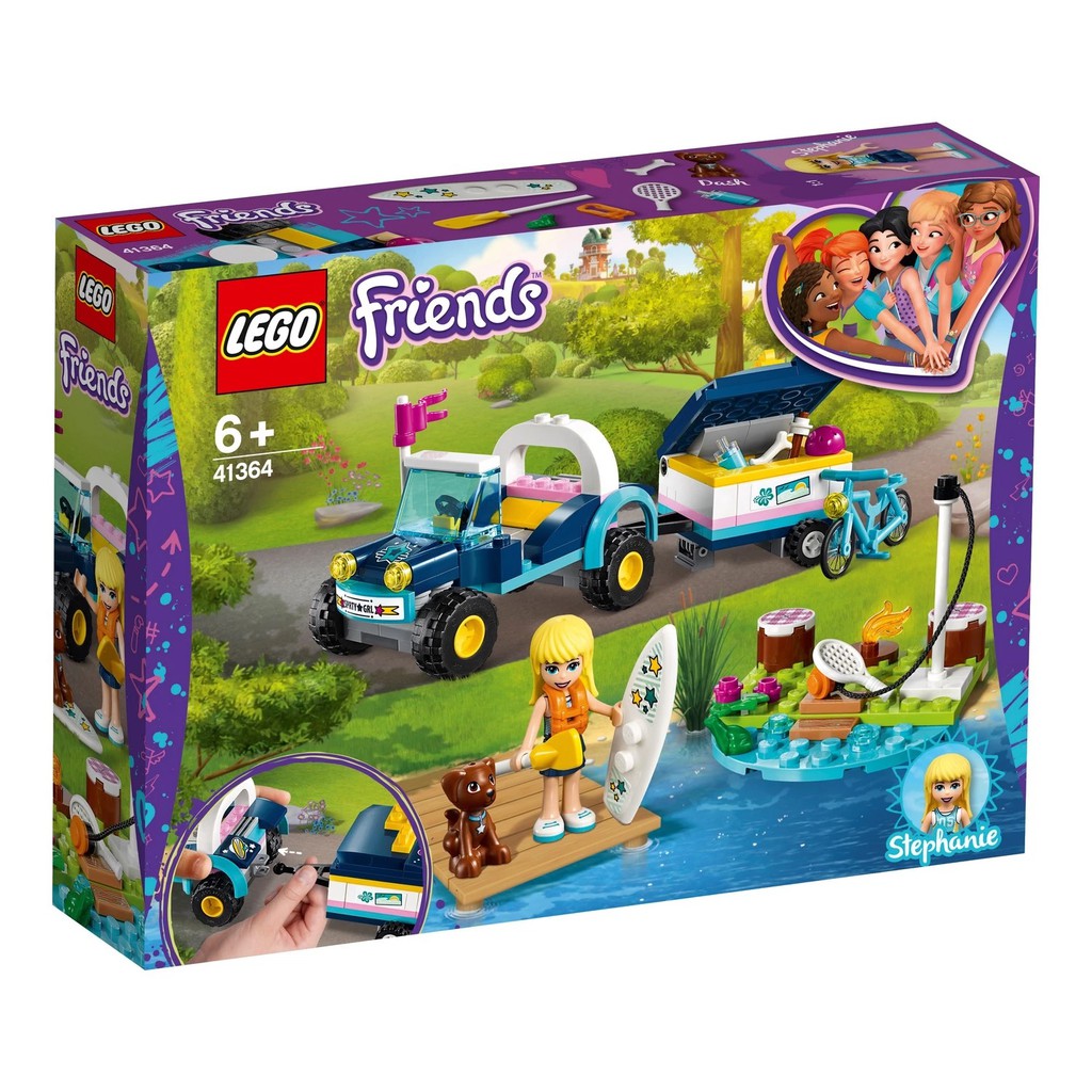 lego friends stephanie's buggy and trailer