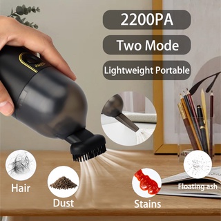 2200PA Mini Desktop Handheld Vacuum Cleaner High Power Car Wireless Vacuum Cleaner Office Home For Desktop Cleaning