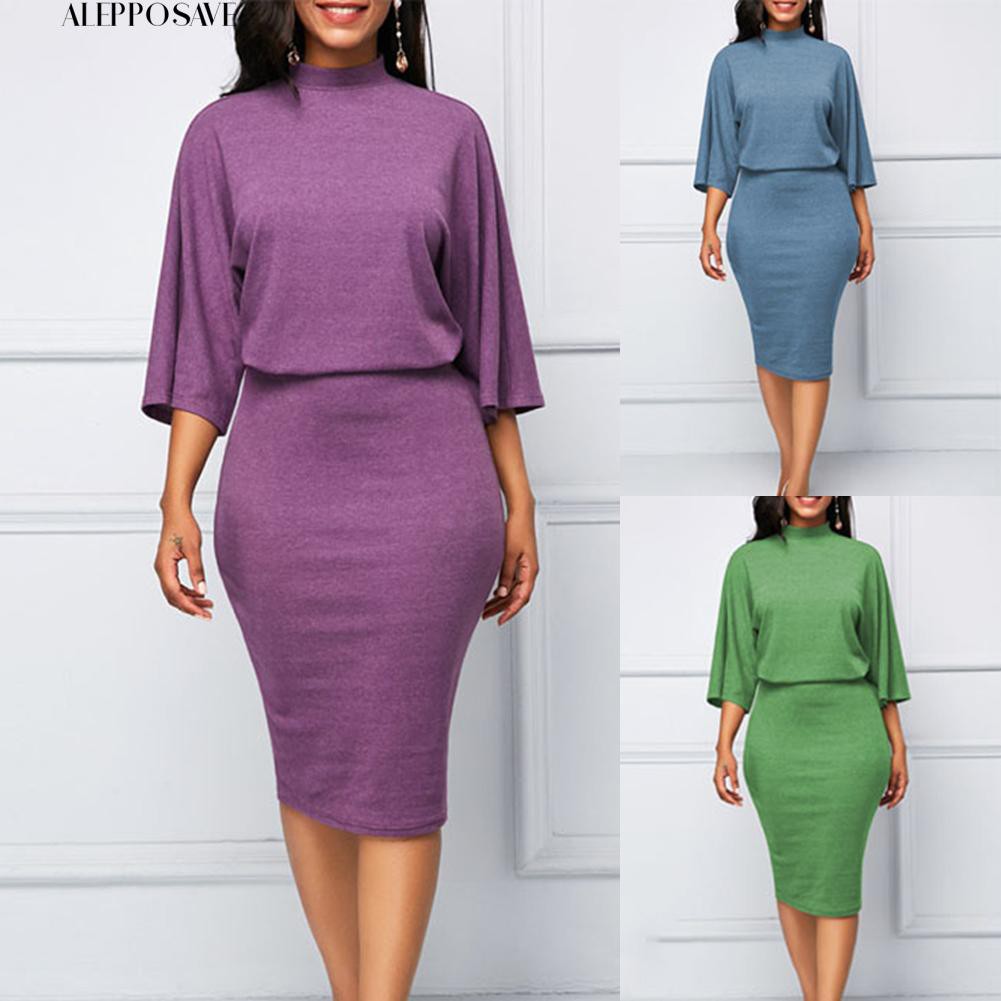 lavender bodycon midi dress