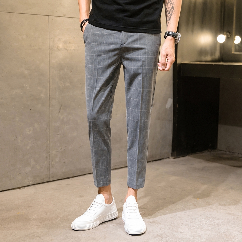 straight ankle length pants