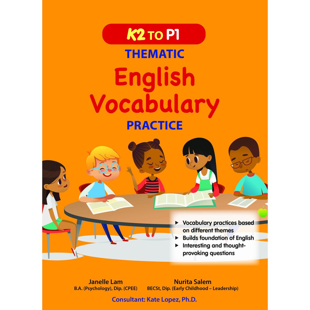 Vocabulary Books For Kindergarten