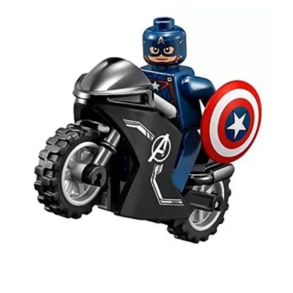 captain america on bike