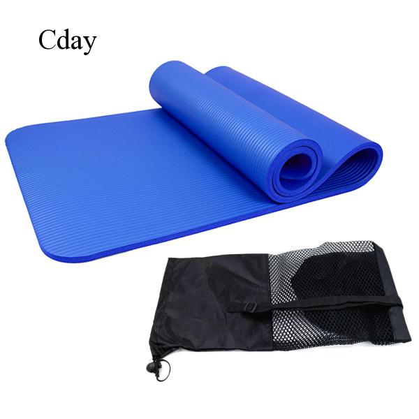 10mm Nbr Non Slip Exercise Yoga Gym Fitness Physio Pilates Mat W